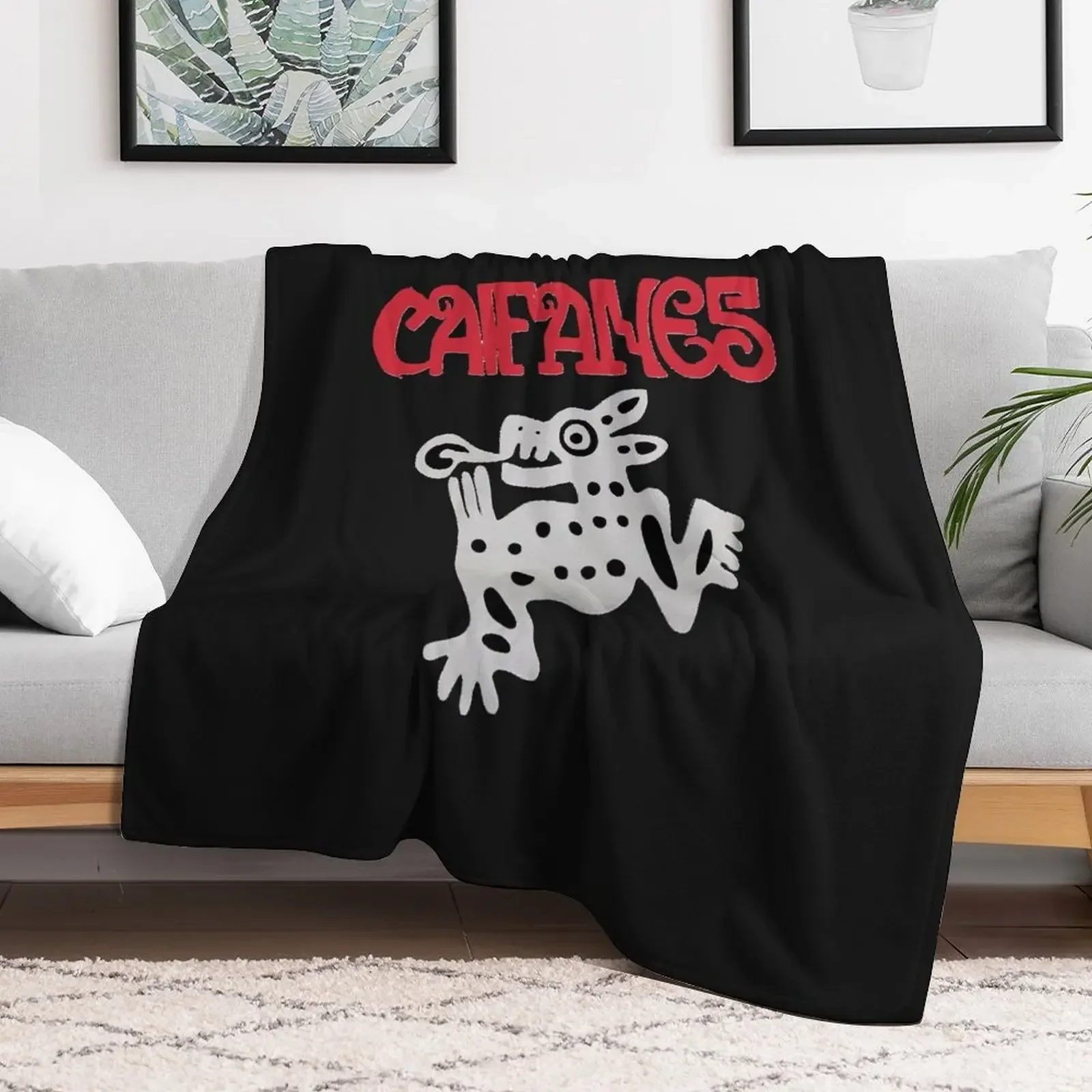 Caifanes Music Band Logo Classic T-Shirt Throw Blanket Vintage Furry Giant Sofa Comforter Blankets