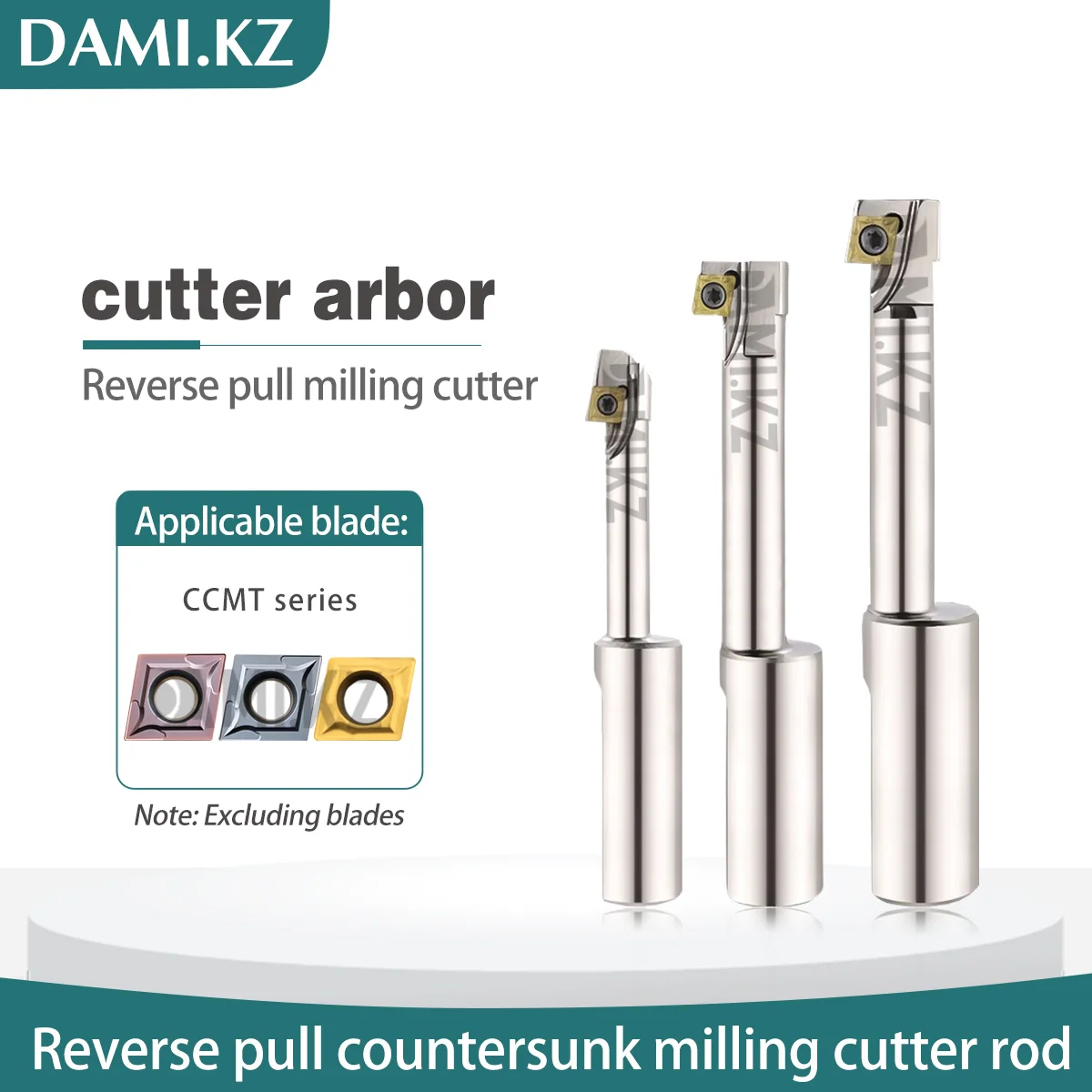 

180Degrees Reverse Countersunk Milling Cutter M10/12/16/24 CNC Machining Center Reverse Pull Countersunk Hole Milling Cutter Rod