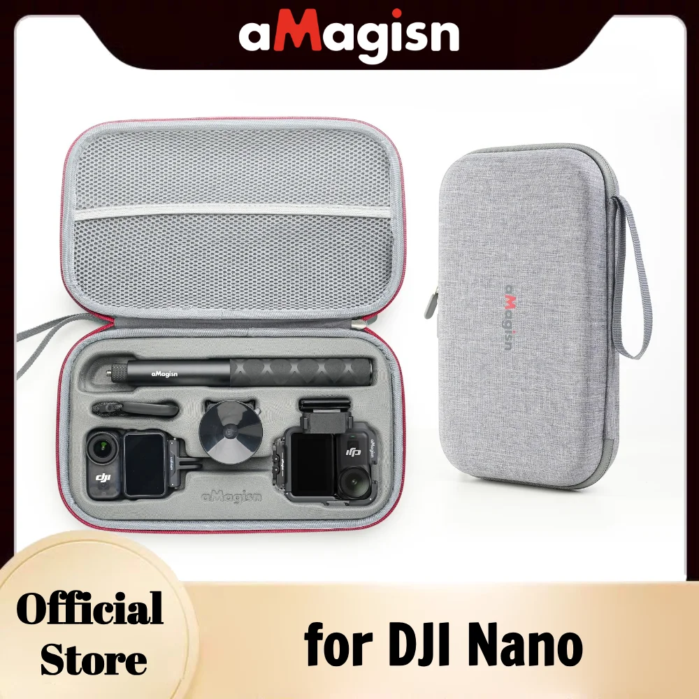 

aMagisn NANO Portable Carry Case Waterproof Bag Camera Cage Selfie Stick Storage Handbag for DJI Osmo Nano Camera Accessories