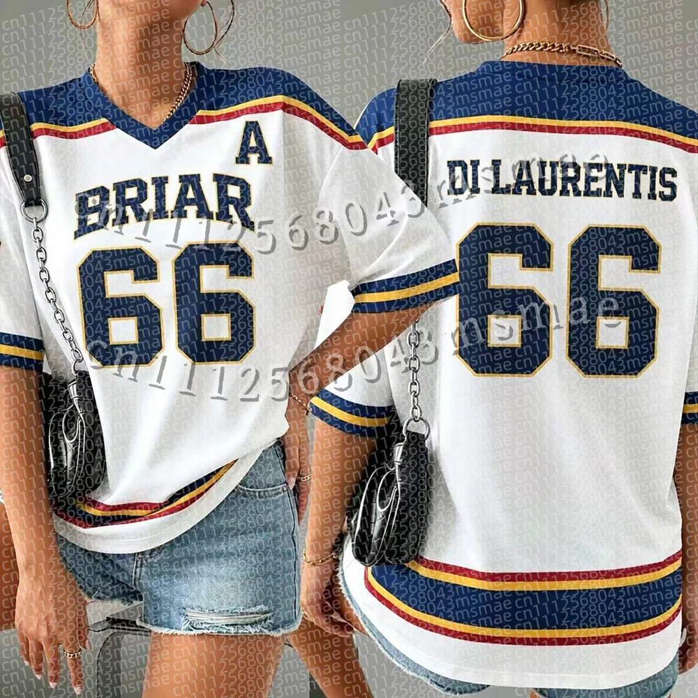 TV Drama Off Campus Briar University Jersey Graham 44 22 DI LAURENTIS 66 Tucker 46 T-shirt Summer Children/Children's Top