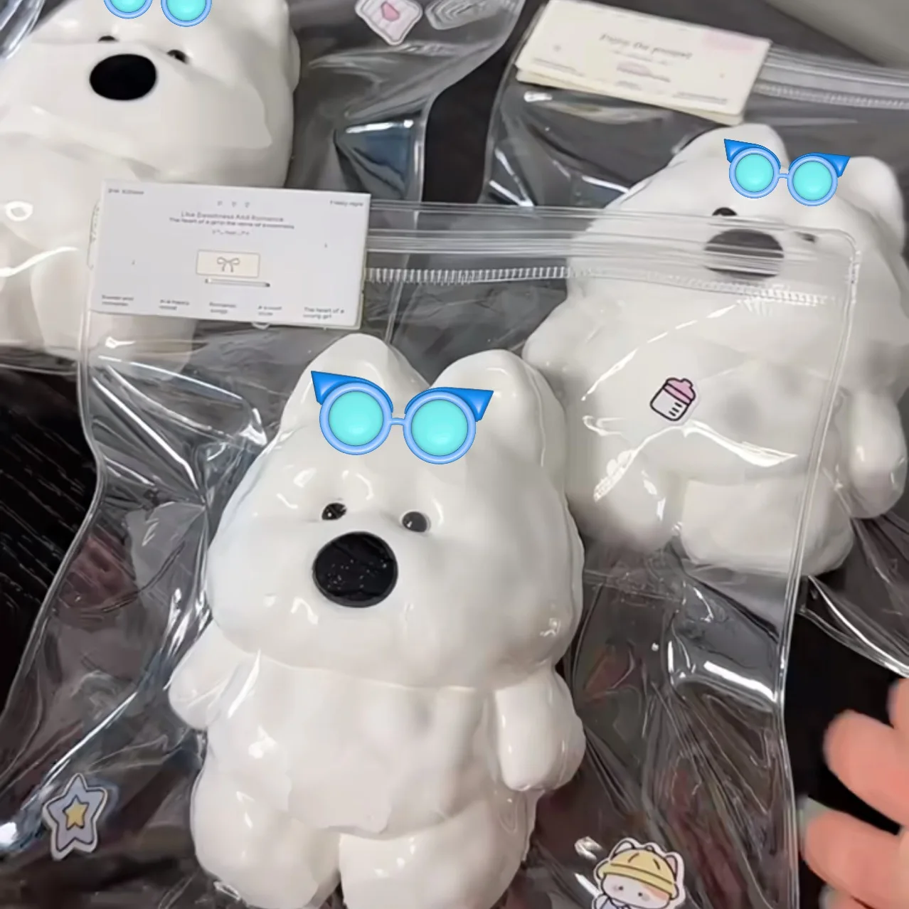 صغيرة جديدة لطيف جرو لينة Q-نطاط انتعاش بطيء اللعب مكتب ضغط الضغط اللعب قرصة الموسيقى تململ لعبة الهدايا