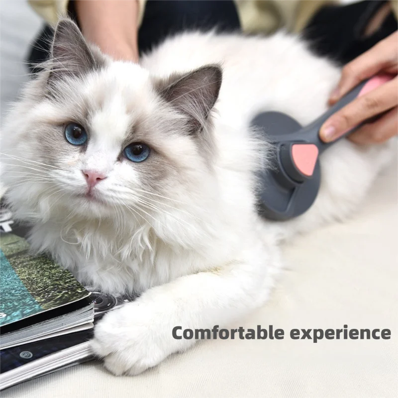 Самоочищающаяся щетка для выче – обзор и цена Slicker Brush Self Cleaning Pet Grooming