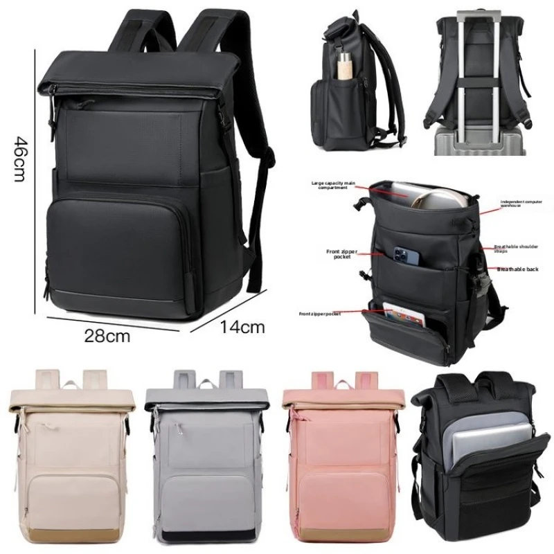 

Мужской дорожный рюкзак большой вместимости, многофункциональный деловой рюкзак для ноутбука, водонепроницаемый рюкзак для студентов колледжа, женский рюкзак, походная сумка