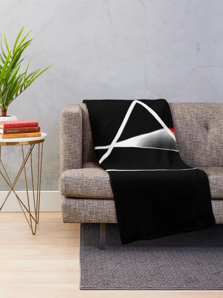 Refraction of light on a prism Throw Blanket Giant Sofa Luxury St Softest manga Blankets