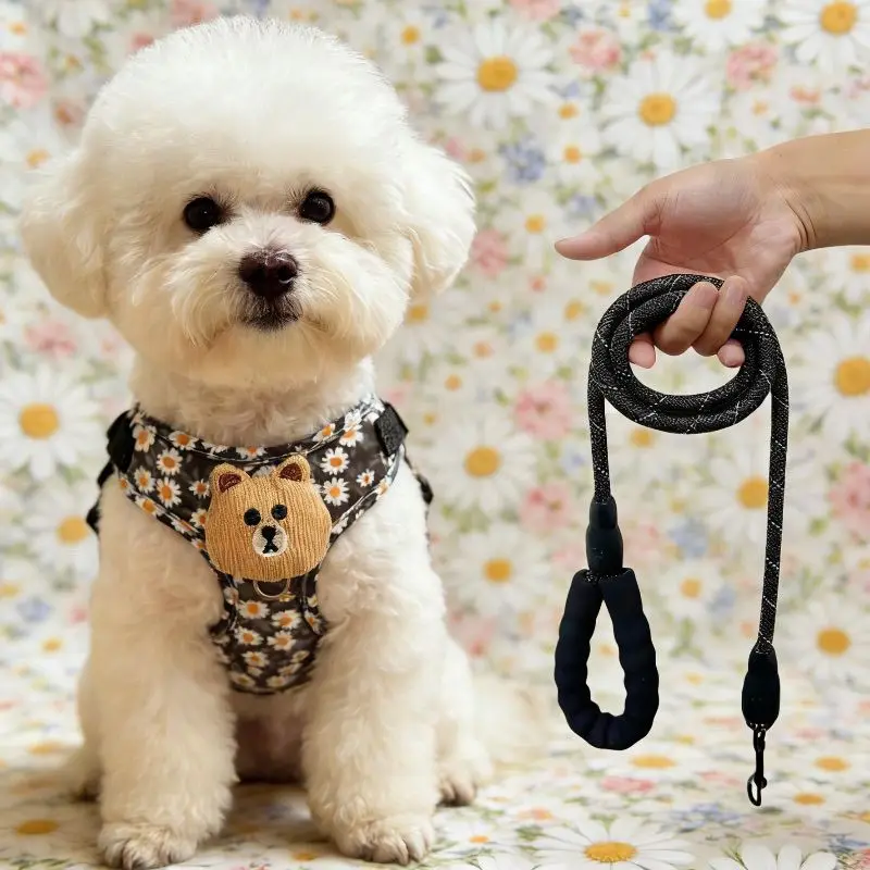 

Household small dog adjustable tether universal kitten puppy cat leash adjustable teddy deer dog