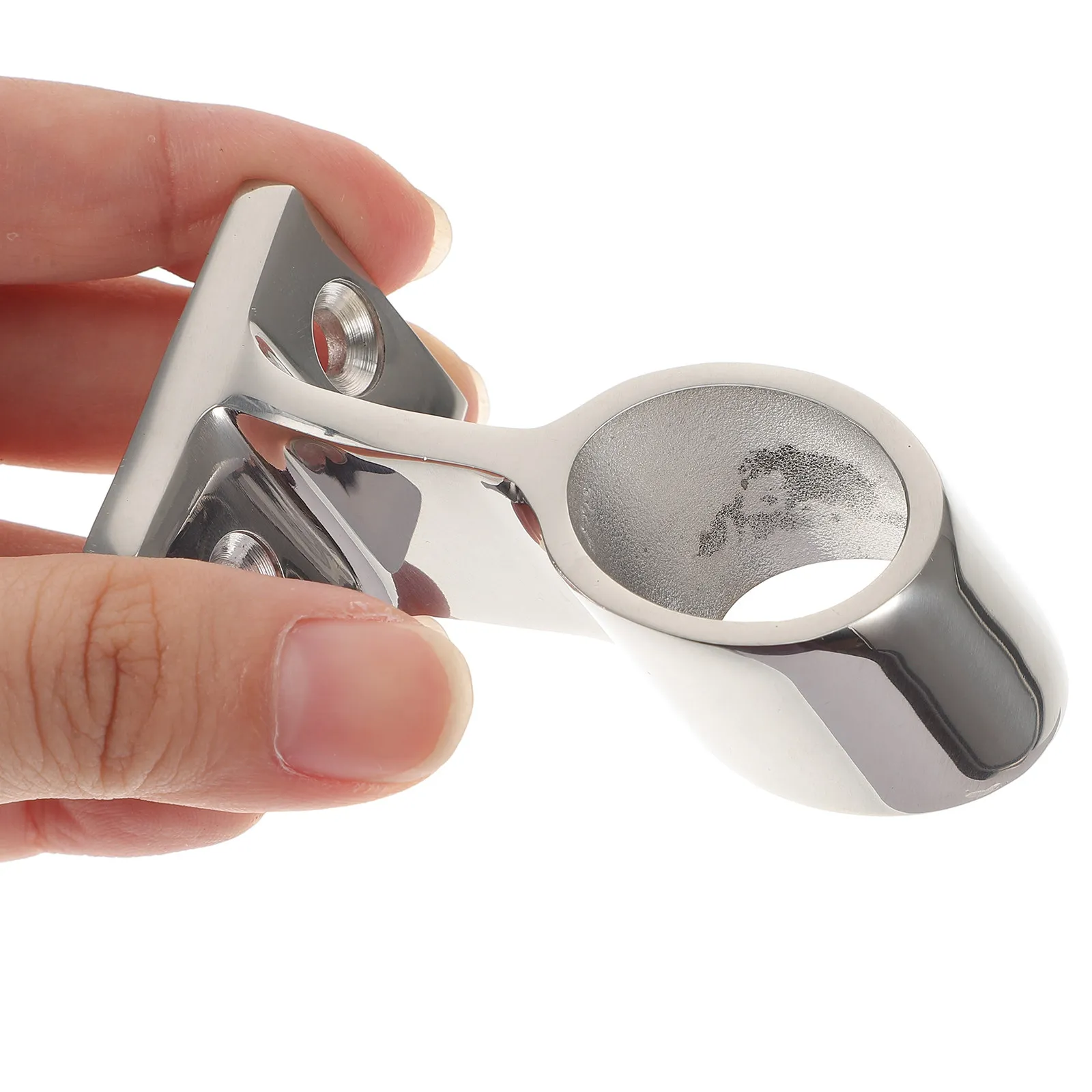 

Кронштейн для поручня из нержавеющей стали марки 316, полированный до зеркального блеска, для лодок, палуб, кают и лестниц