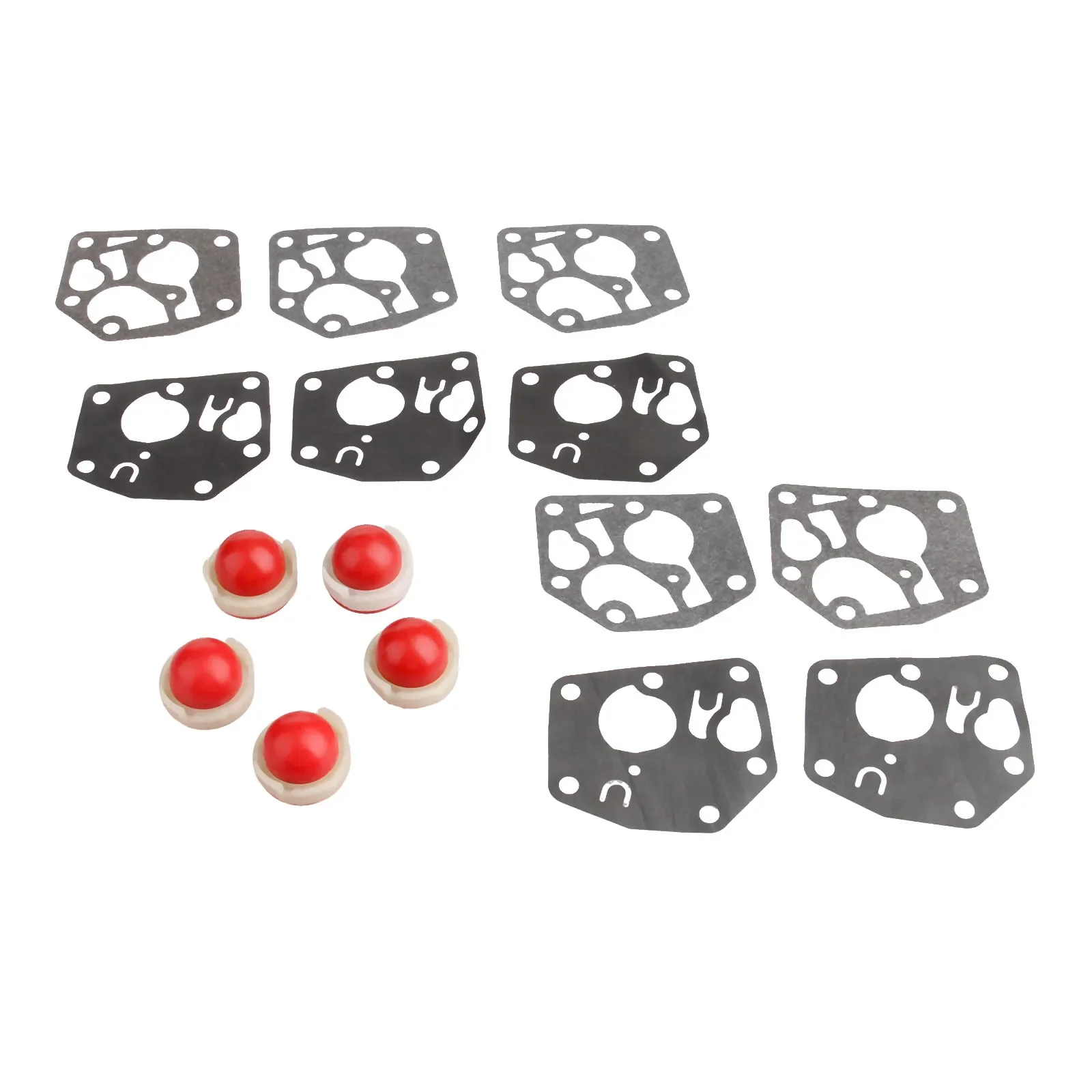 Juntas de diafragma de carburador de 15 unids/set con bombilla de imprimación 795083 495770 aptas para Briggs & Stratton 494408 694394 aptas para Tecumseh