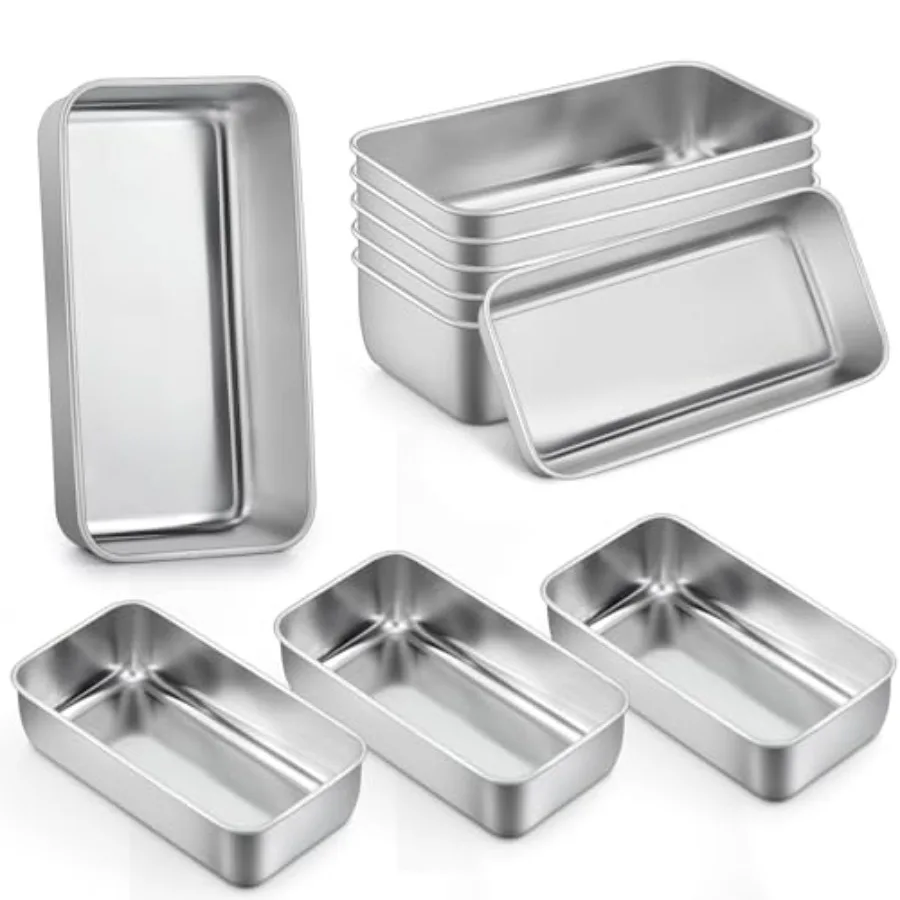 

Loaf Pan t 9 x 5 Inc read Pans Stainl Steel Loaf Toast g Pans For read Meatloaf Lasagna Cake ealty and Non Toxic Oven Safeand E