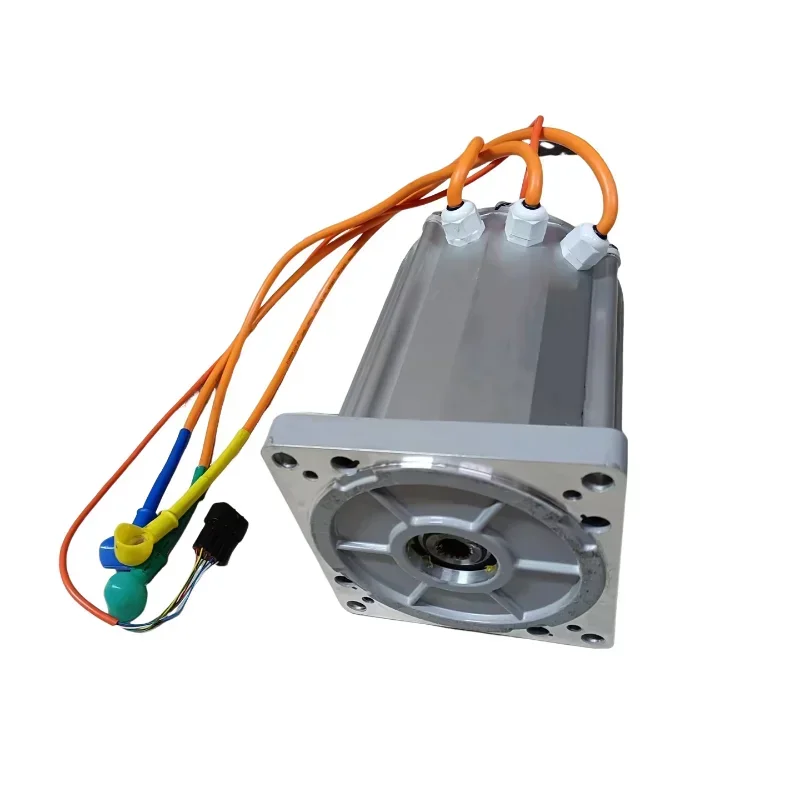 Air Cooling Rotary Encoder 72V 2200W PMSM Motor For Heavy-duty Tricycle Electric Vehicle