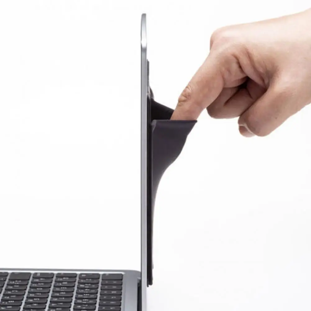 حقيبة كمبيوتر محمول لاصقة حقيبة تخزين خلفية للكمبيوتر المحمول متعددة الأغراض للكمبيوتر اللوحي والكمبيوتر المحمول وسماعات الماوس والنظارات والأقلام وحقيبة تنظيم