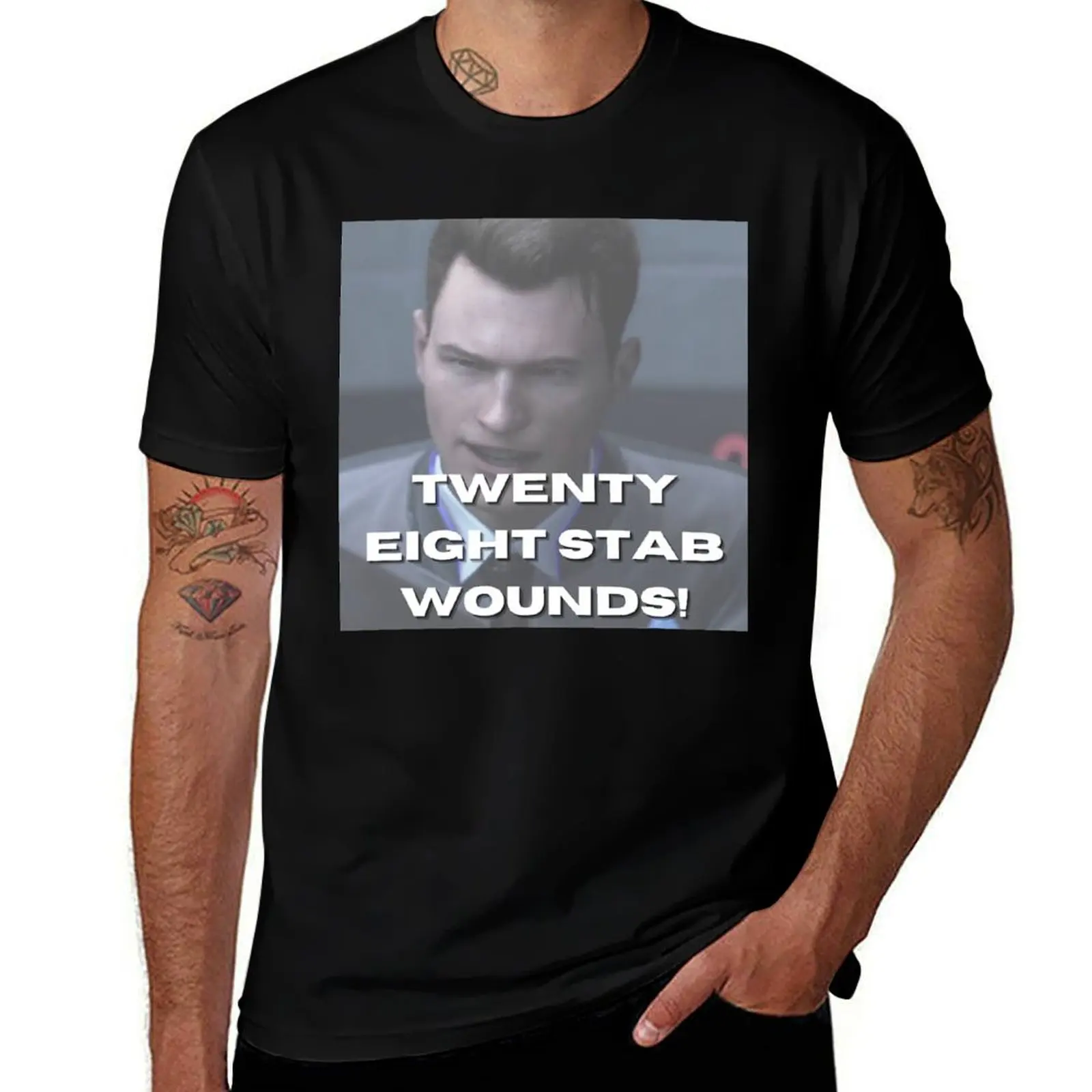 People Call Me Twenty Eight Stab Wounds Gift For Fans T-Shirt Plus Size Quick Dry Sports Tee T-Shirt