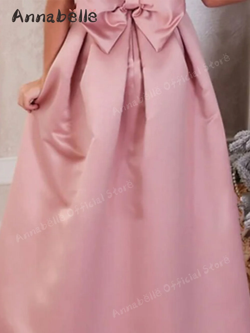 Annabelle-Robe de Cérémonie pour Fille, Tenue Élégante avec Nministériels d dans le Dos, pour Mariage