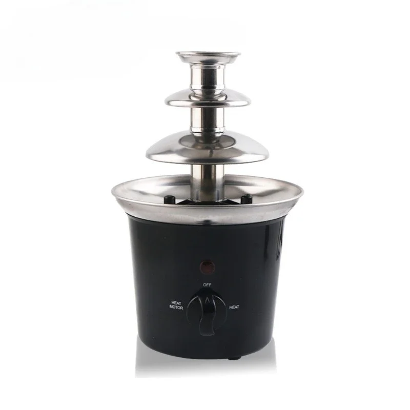 DIY Homemade Chocolate Machine Mini 3-layer Household Chocolate Fountain Machine, Removable Melting Tower Lava Waterfall Machine