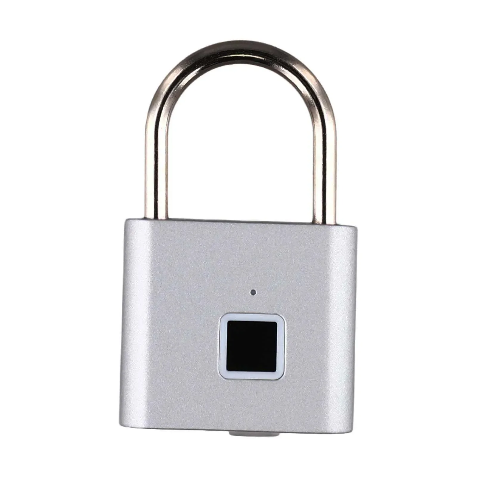 Fingerprint Sensor Smart Lock With USB Rechargeability Waterproof Design Perfect For Securing Bicycles And Travel Gear