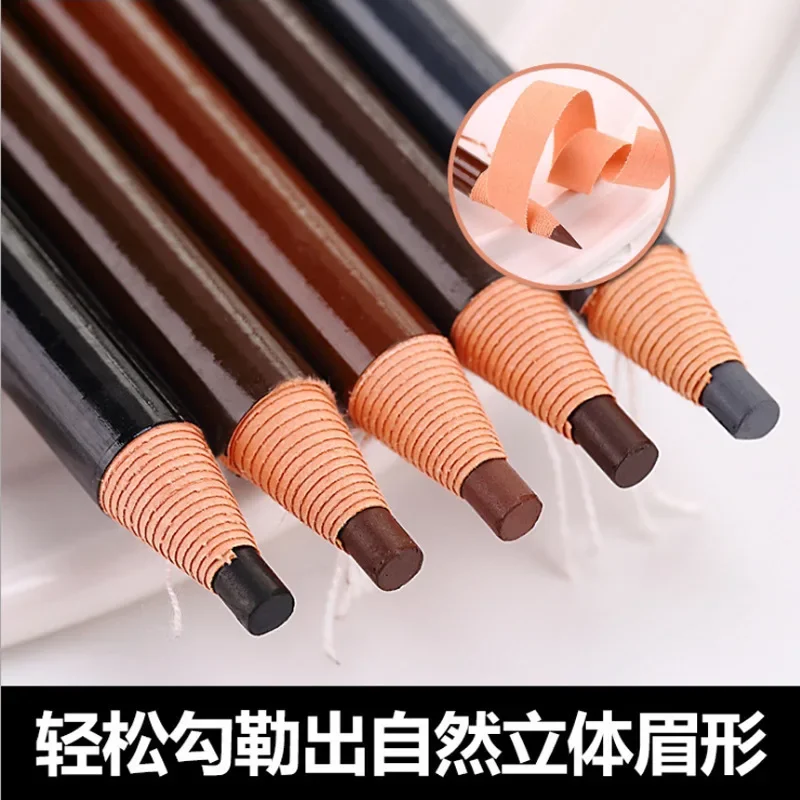 Hengsi Eyebrow Pencil Tear Makeup Pen 5pcs Easy Color Thrush Eyebrow Pencil Nature Matte Long Lasting Rare Beauty Makeup Cosmeti