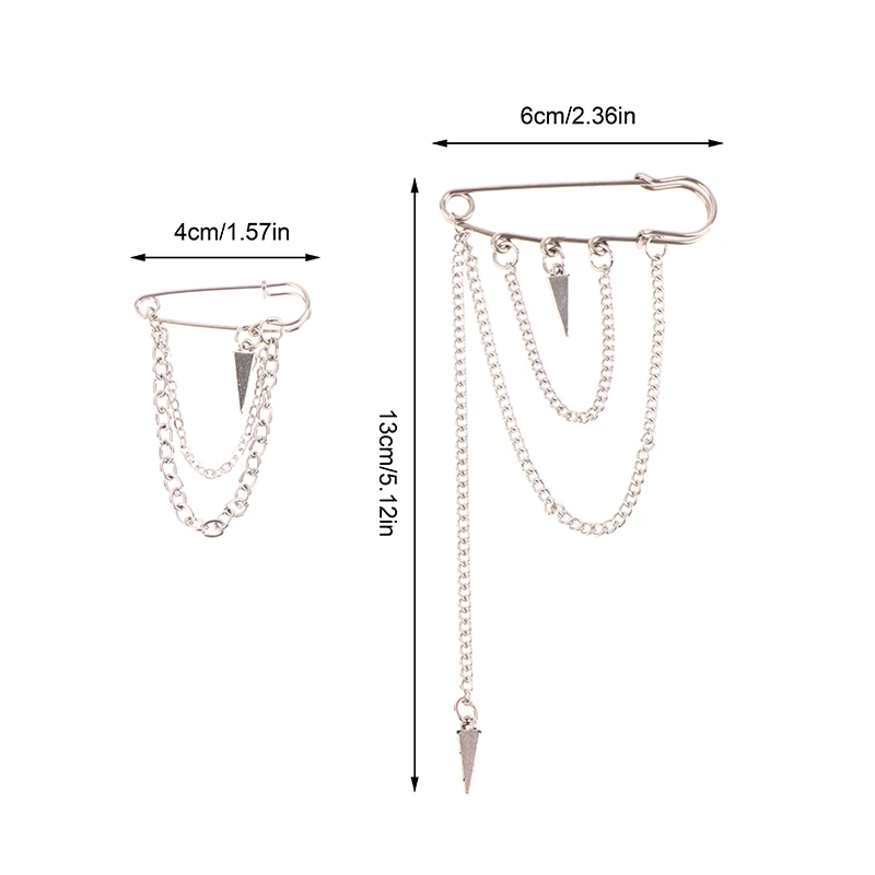 الظلام شرابة قلادة بروش للرجال النساء خمر دبابيس الشرير البقاء القوطية Harajuku الشارع الشهير المجوهرات