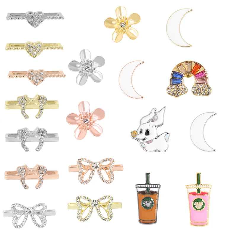 1PCS Watchband Charms for Apple Strap Decorative Nail for Iwatch Sport Strap Flowers Bow-knot Cute Animal Charm Bracelet Jewelry