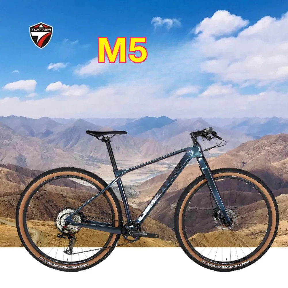 

Горный велосипед TWITTER M5 RS-13S ультралегкий, класса XC, из карбона T800, с карбоновой вилкой, внутренней проводкой тросов, колесами 27.5/29 дюймов, гидравлическими дисковыми тормозами.
