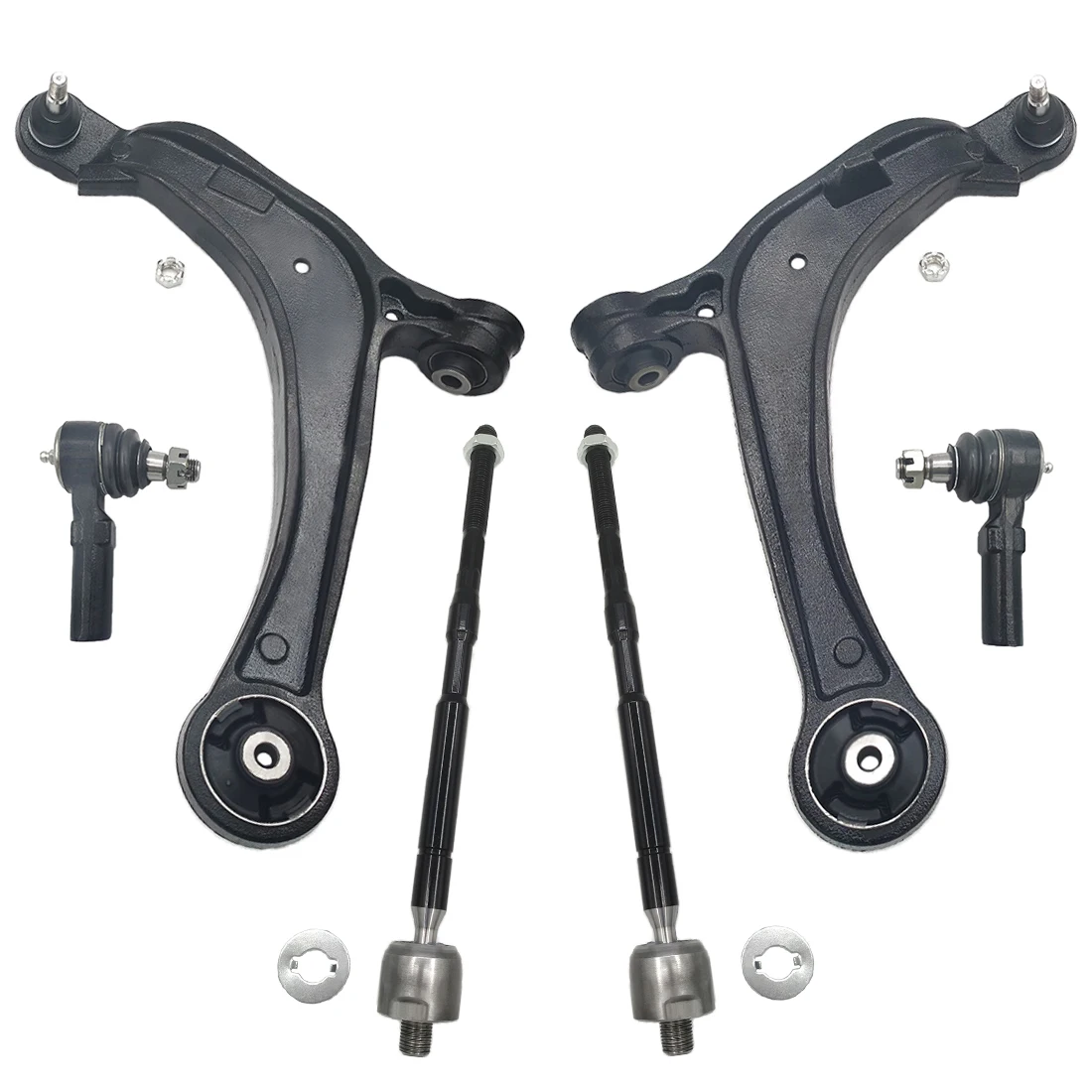 

AzbuStag Front Lower Control Arm Sway Bar Link Tie Rod Suspension 6Pcs for Honda Odyssey 2011-2017 ES800333 53540SJCA01 EV800909