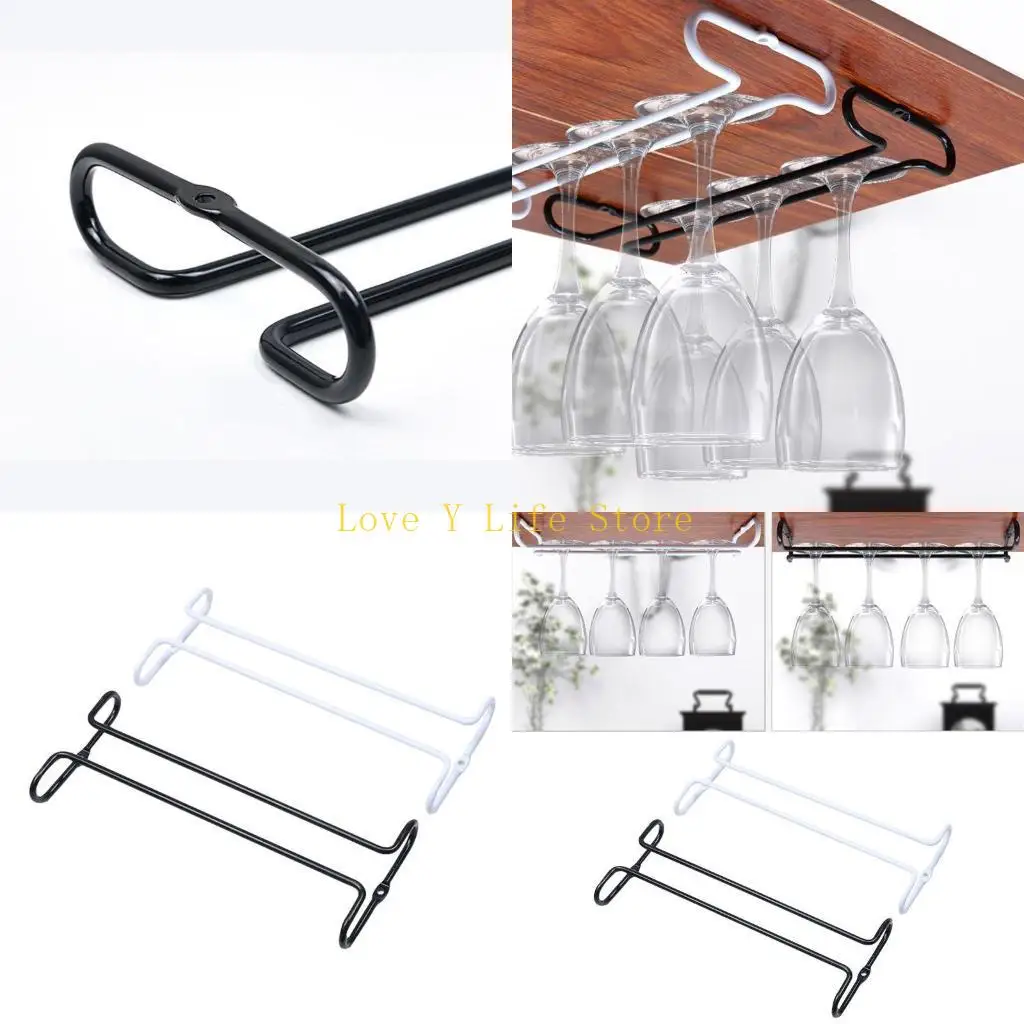 

L74C Vishing Wine Glass Strack под шкафом держателя для ресторана Bar Kitchen Restaurant