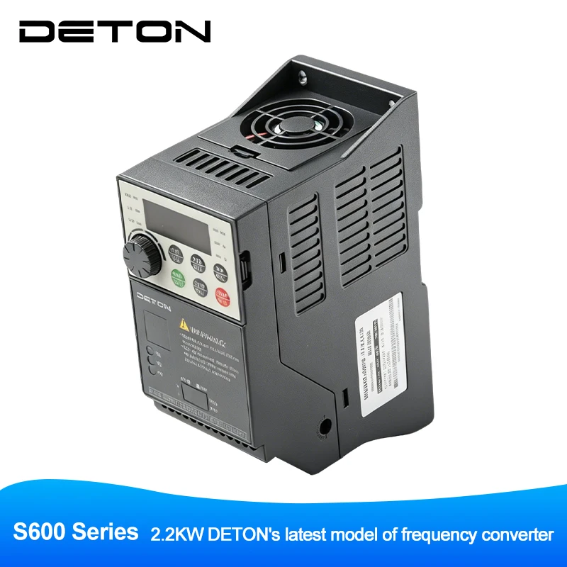 High-performance CNC machine tool frequency converter 2.2KW 220/380V 0-1000Hz, used for controlling the spindle motor