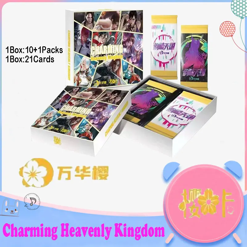 Bargain Price Charming Heavenly Kingdom Collection Card Waifu Booster Box ACG TCG CCG Trading Card For Hobbies Gift