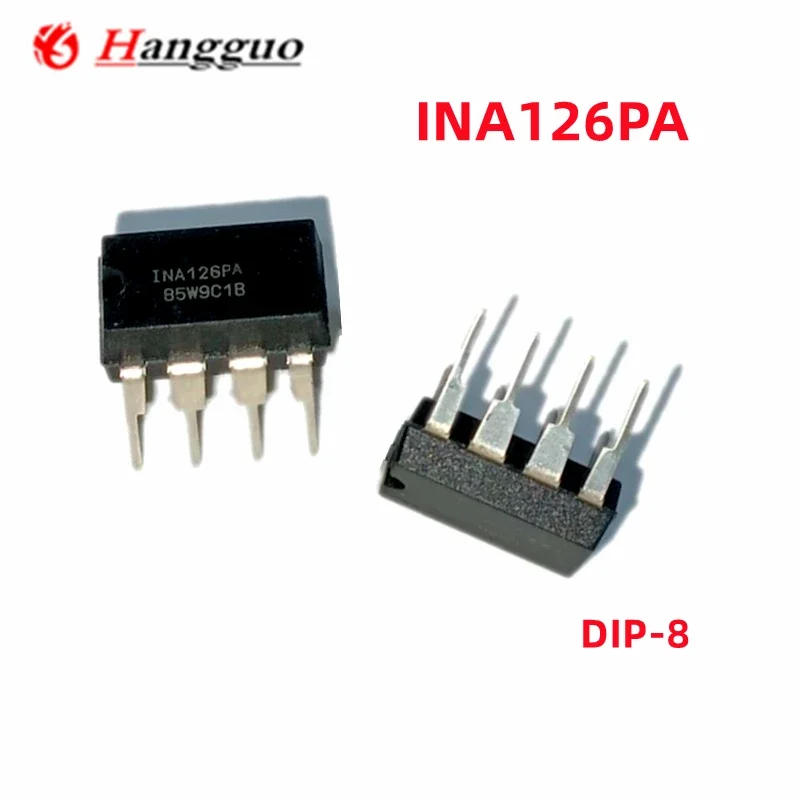10Pcs/Lot Original INA126PA DIP-8 INA126P DIP8 INA126 126PA 126 IC  Instrumentation amplifier