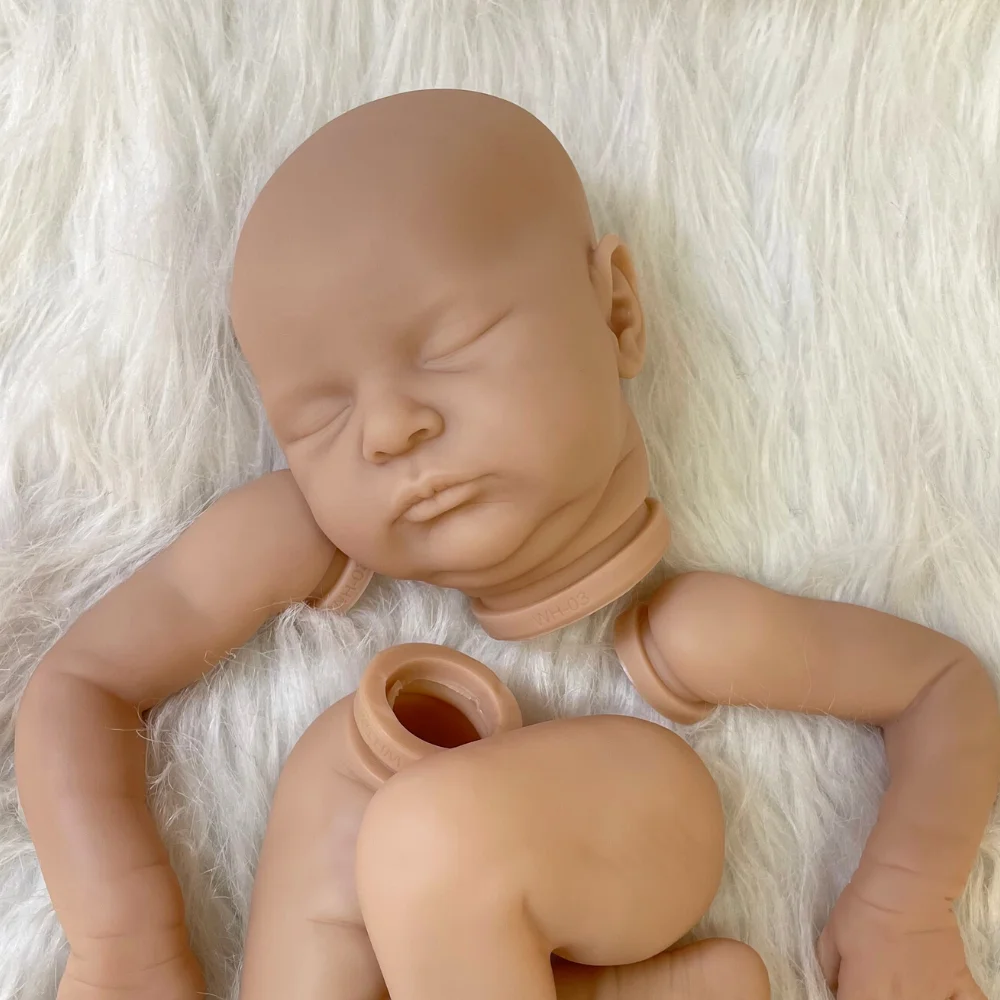 New 20.5 Inches Unfinished Reborn Doll Kit Laura Limited Edition With COA Soft Vinyl Blank Reborn Baby Doll Parts Kits