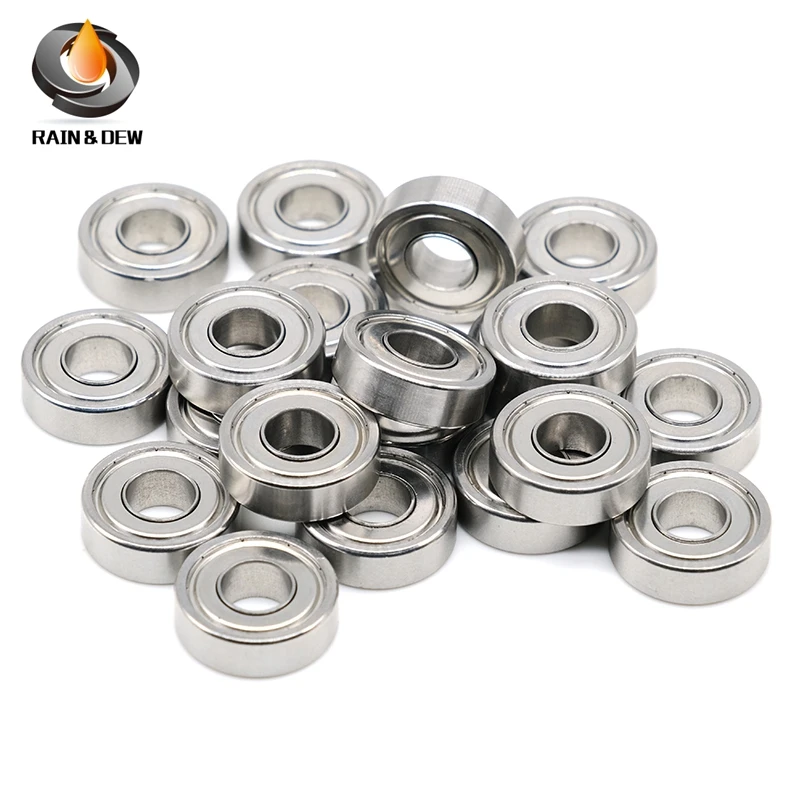 

10Pcs S698ZZ 8X19X6mm Stainless Steel Ball Bearing ABEC-7 698 Fishing reel Bearing