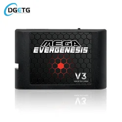New Mega Drive V3.0 Pro EDMD Remix MD V3 Game Cartridge for SEGA MegaDrive GENESIS US/JP/EU 16-bit Video Game Console