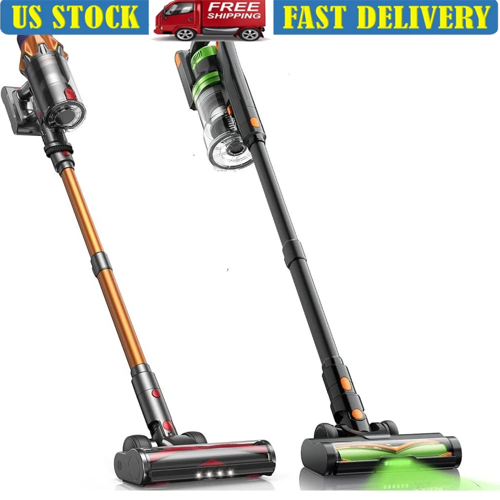 

Cordless Vacuum Cleaner Bundle X11 X7A Stick Design Foam Filter Crevice Tool Dusting Brush Charging Dock Home Cleaning