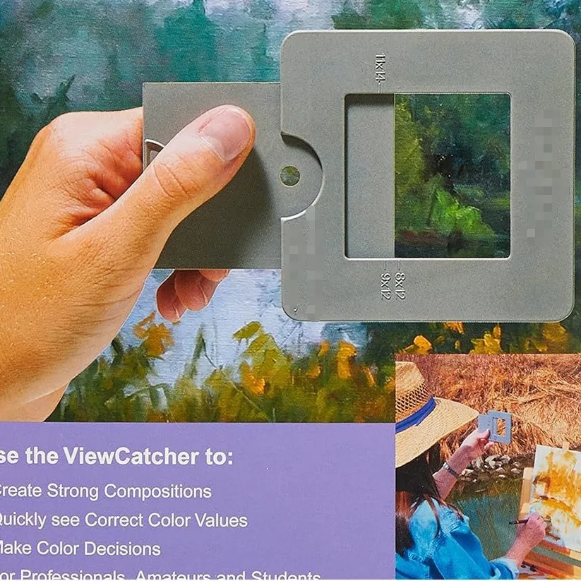 Portable View Finder Field of View Capturer Mini Drawing Auxiliary Frame Tool for Artist Outdoor Sketch Painting Practical Art