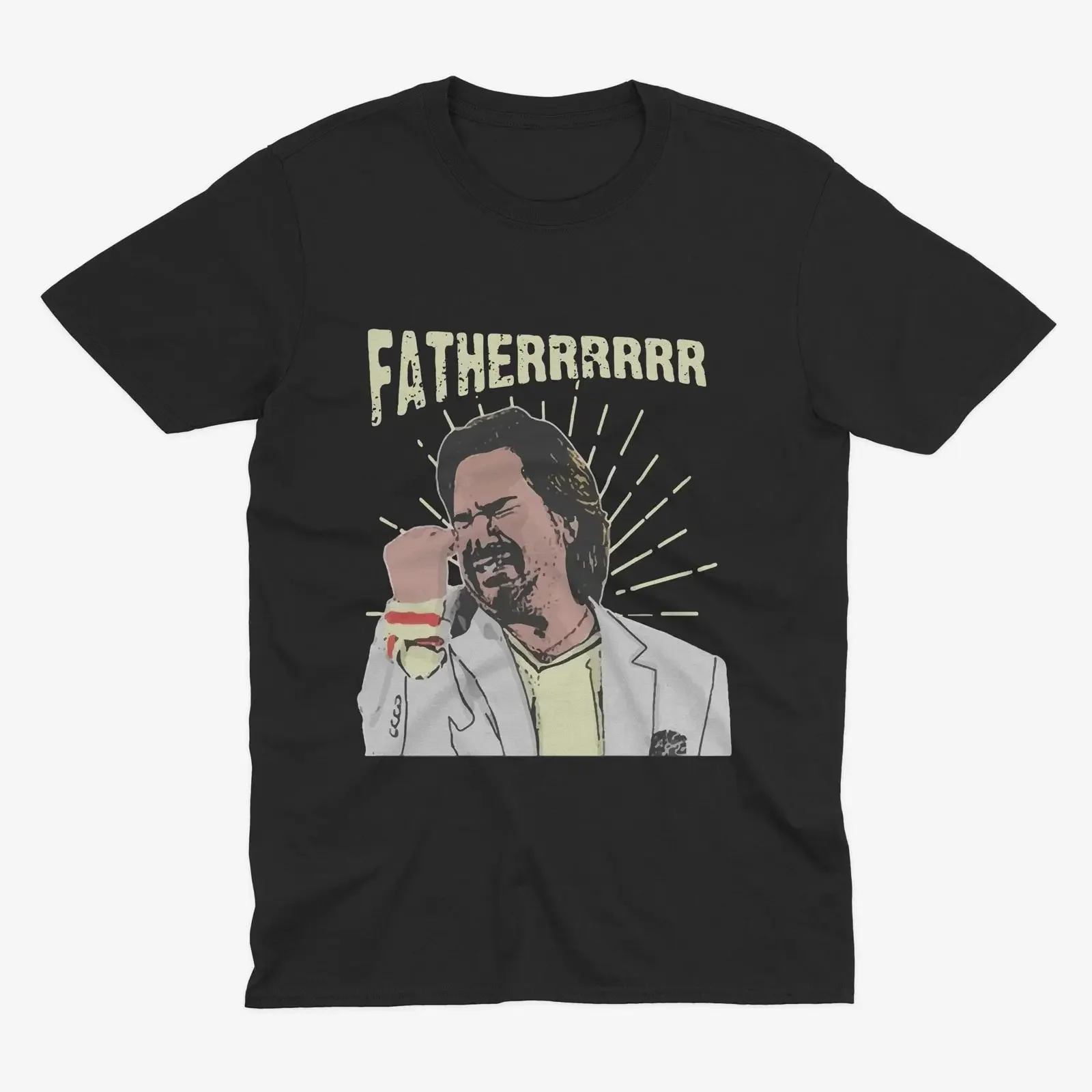 Funny FATHERRRRR Douglas Reynholm IT Crowd T Shirt TV Show Meme Novelty for Father Fans vintage Washed Stylish streetwear