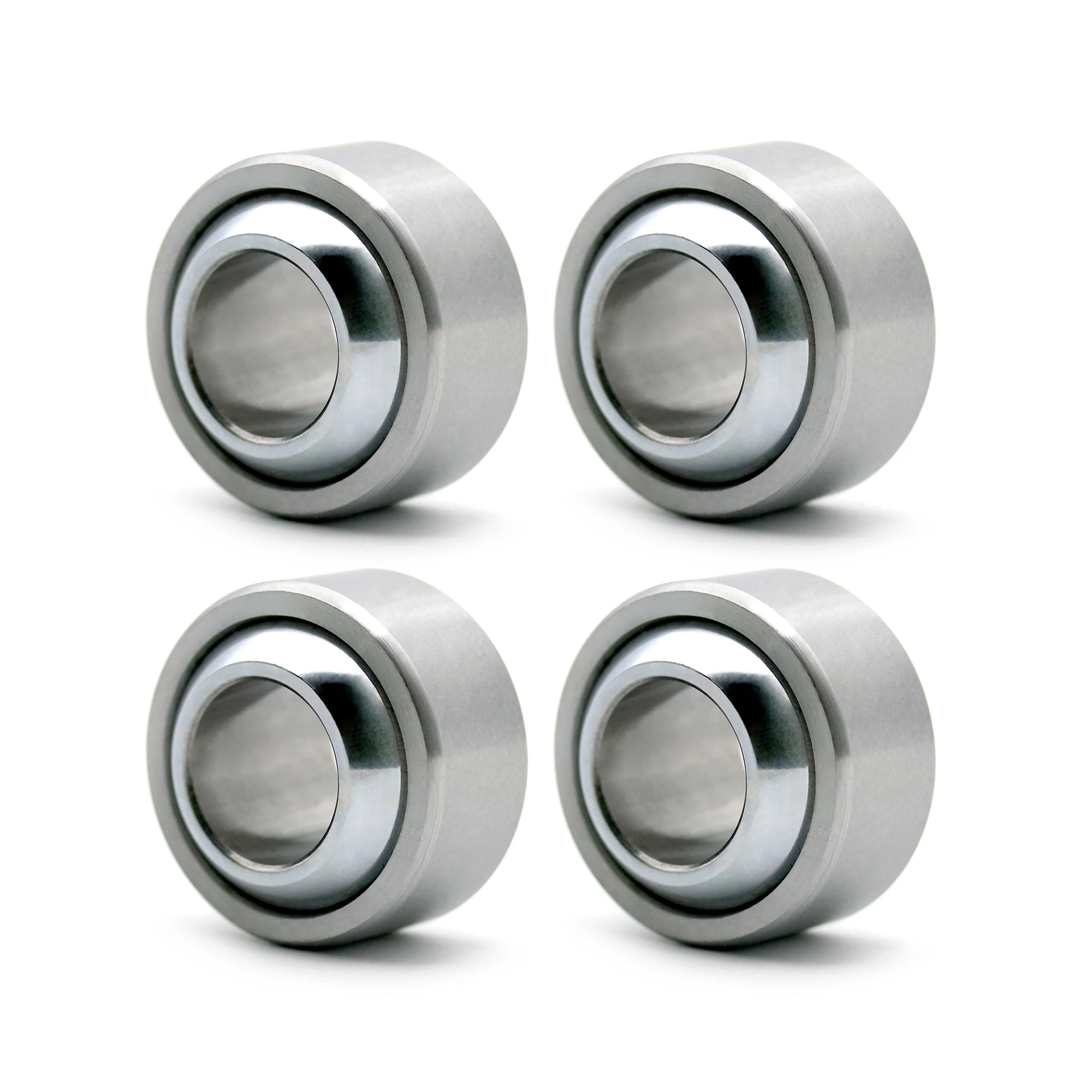 4PCS GEBJ8C Radial Spherical Plain Bearing 8x19x12x9mm Maintenance Free Joint Plain Bearing for Industrial Machinery