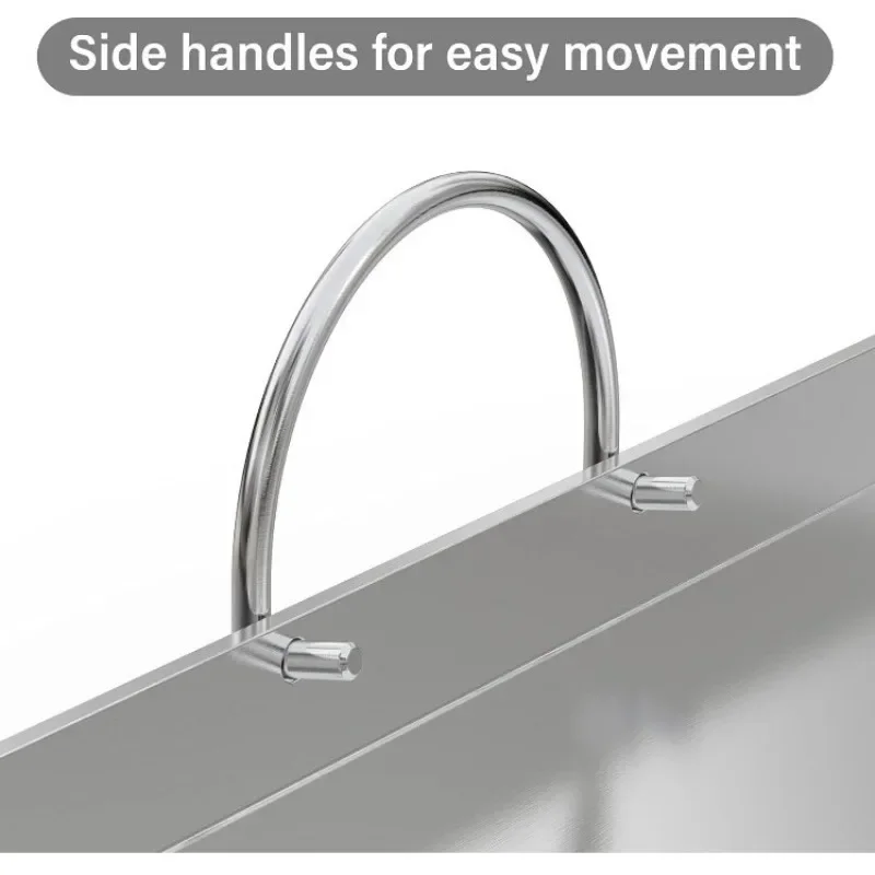 Stainless steel baking tray with bracket replacement for