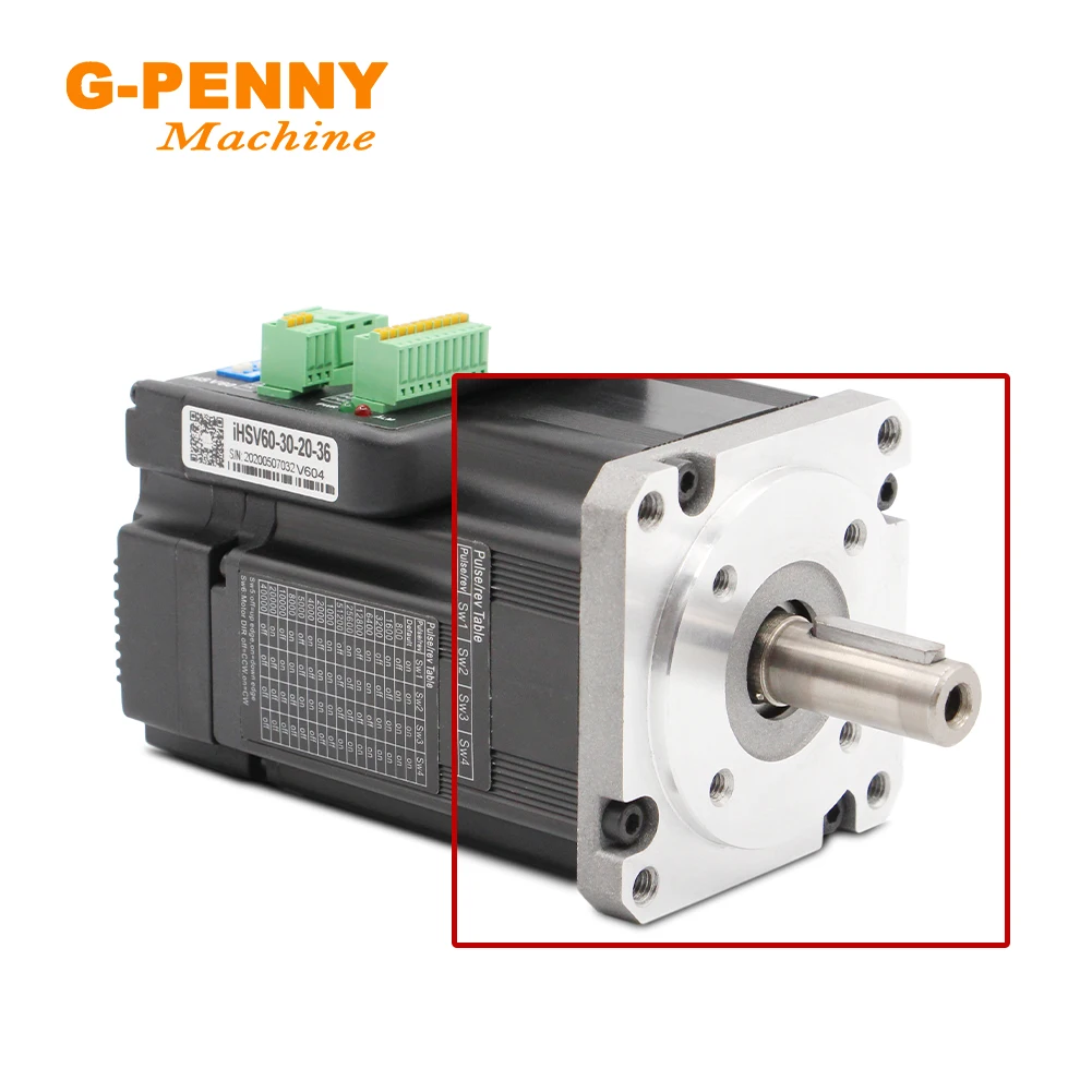 JMC 200w 3000rpm Integrated Servo Motor With Driver  V6 version 0.60Nm 8.5A Mini Servo Motor & driver 1000 line