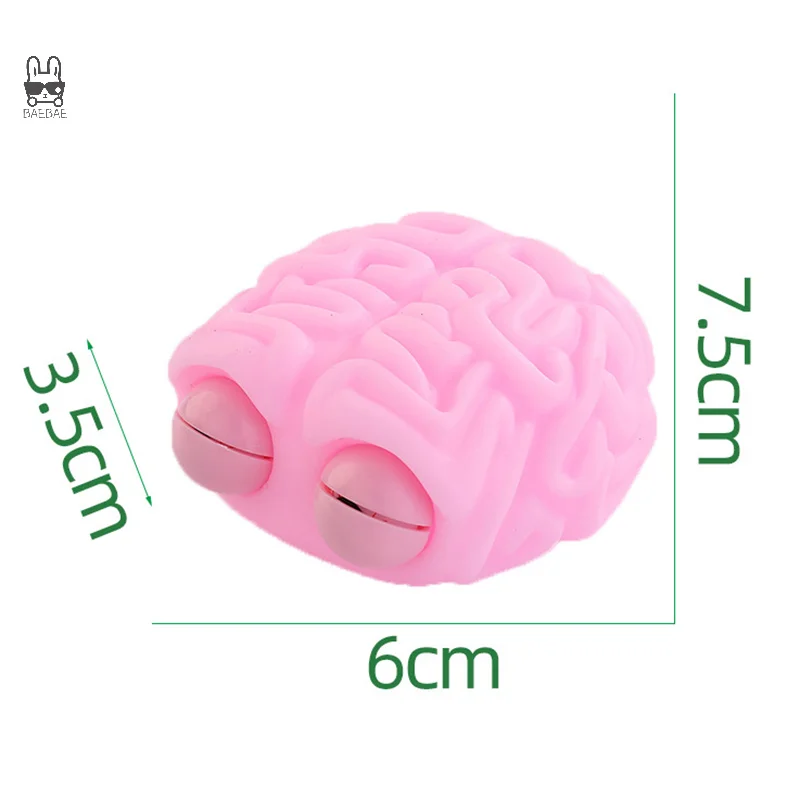 Anti Stress Flippy Brain Squishy Eye Popping Squeeze Fidget Toy Cool Stuff Kids ADHD Autism Anxiety Relief Toy For Kids Adult