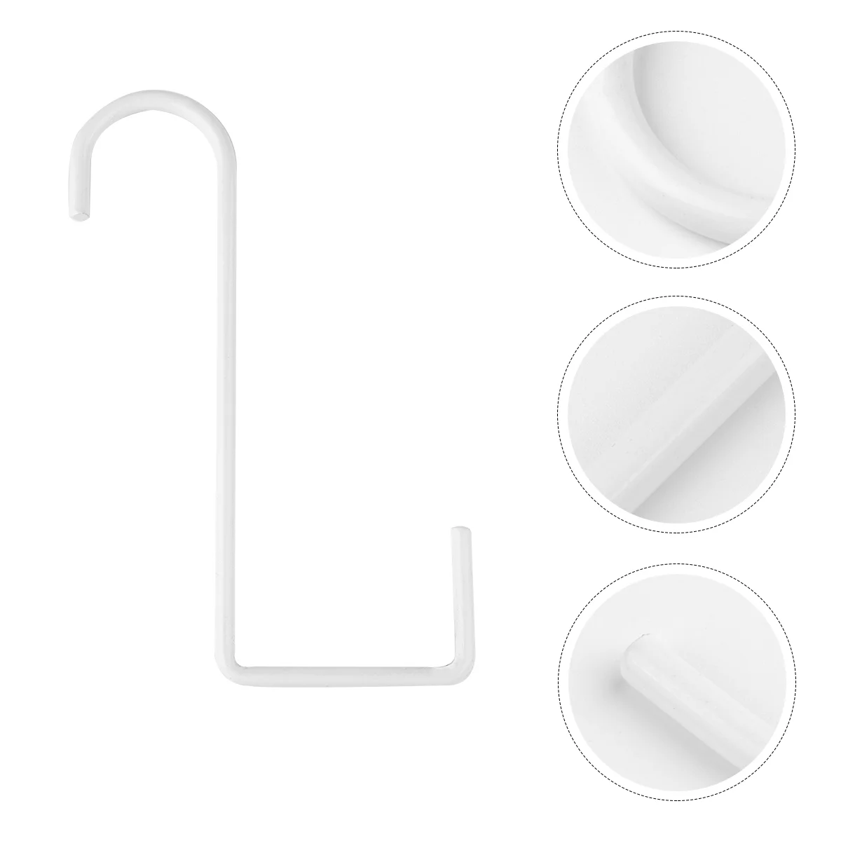 

Railing Planter Brackets Flower Pot Hook Sconce Light Outdoor Shelf Hooks for Hanging Plants Flowerpots Coat Hanger White Iron