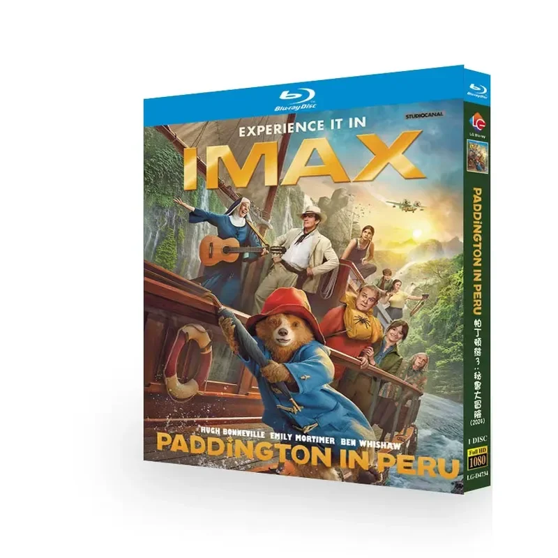 Paddington Bear 1-3 Film Series Full Set Blu-ray Discs Including Paddington Bear 20