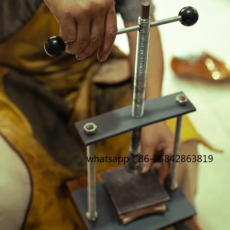 Handmade Shoe Tool Stack Heel Press Repair Change Heel Tool,diy Shoe Leather Press Log Tool