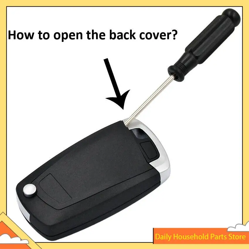 【تخفيضات كبيرة】4 أزرار 433 ميجا هرتز مفتاح بعيد قابل للطي معدل بدون شريحة 7935AA ID44 لـ -BMW E38 E39 E46 تحكم بدون مفتاح PCF7935AA