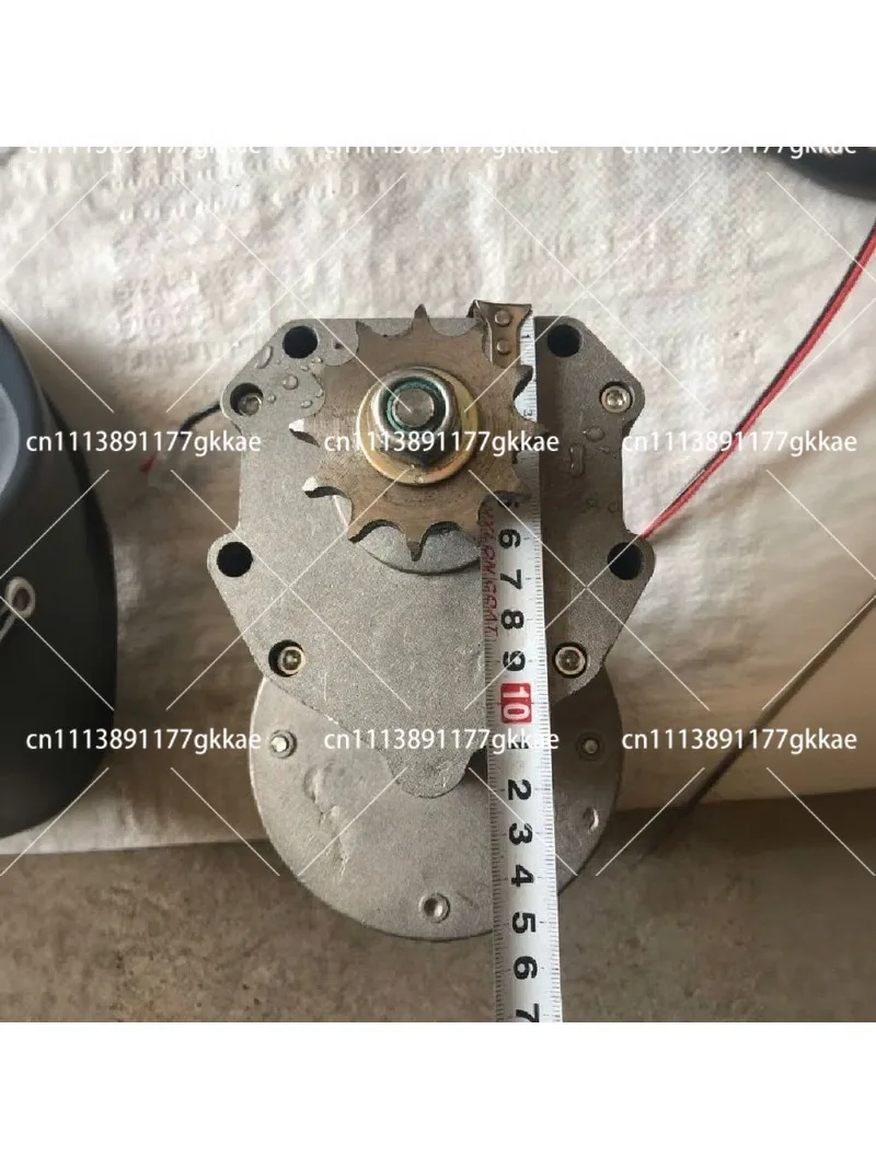 Electric Lawn Mower Rotary Tiller 12V 24V 48V 600W Motor with Sprocket for Garden Sowing Fertilizer