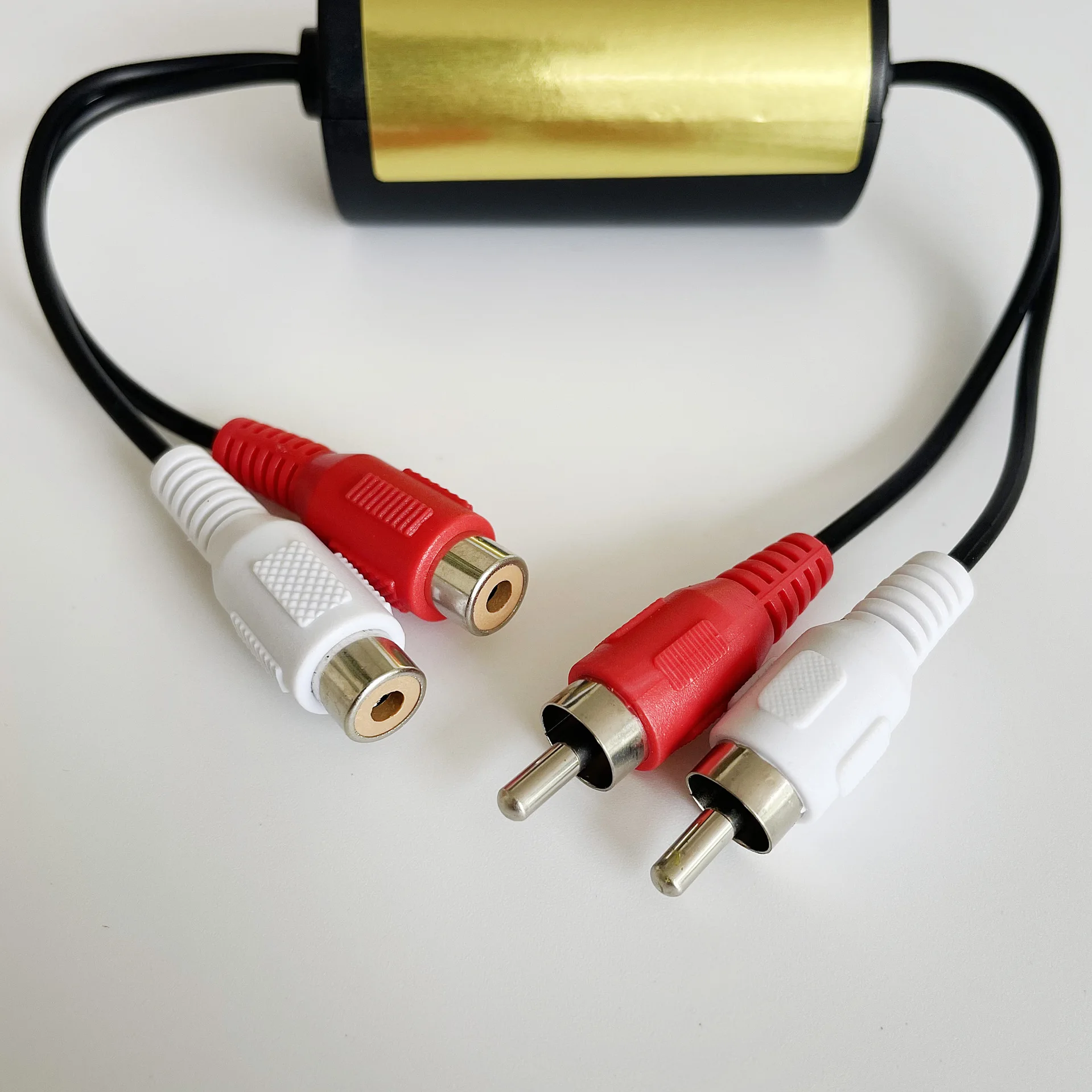 Audio Noise Filter Ground Loop Isolator for RCA Eliminate Hum Buzz Static Car Home Stereo System Car Audio Upgrade Filter view 5