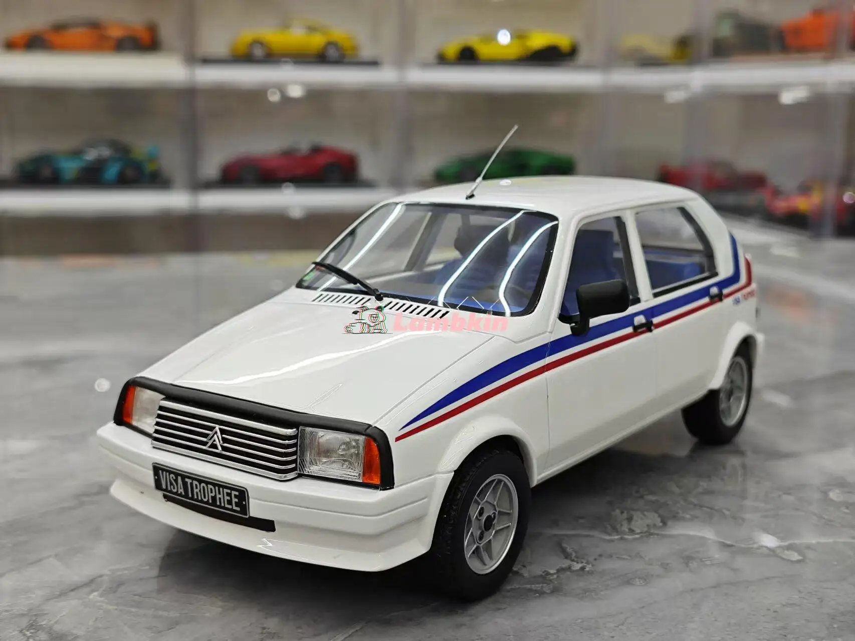 OTTO 1/18 citroen VISA TROPHEE GR. B 1983 Limited Edition Simulation Resin Model Car Decoration unopenable Gift Classic Car