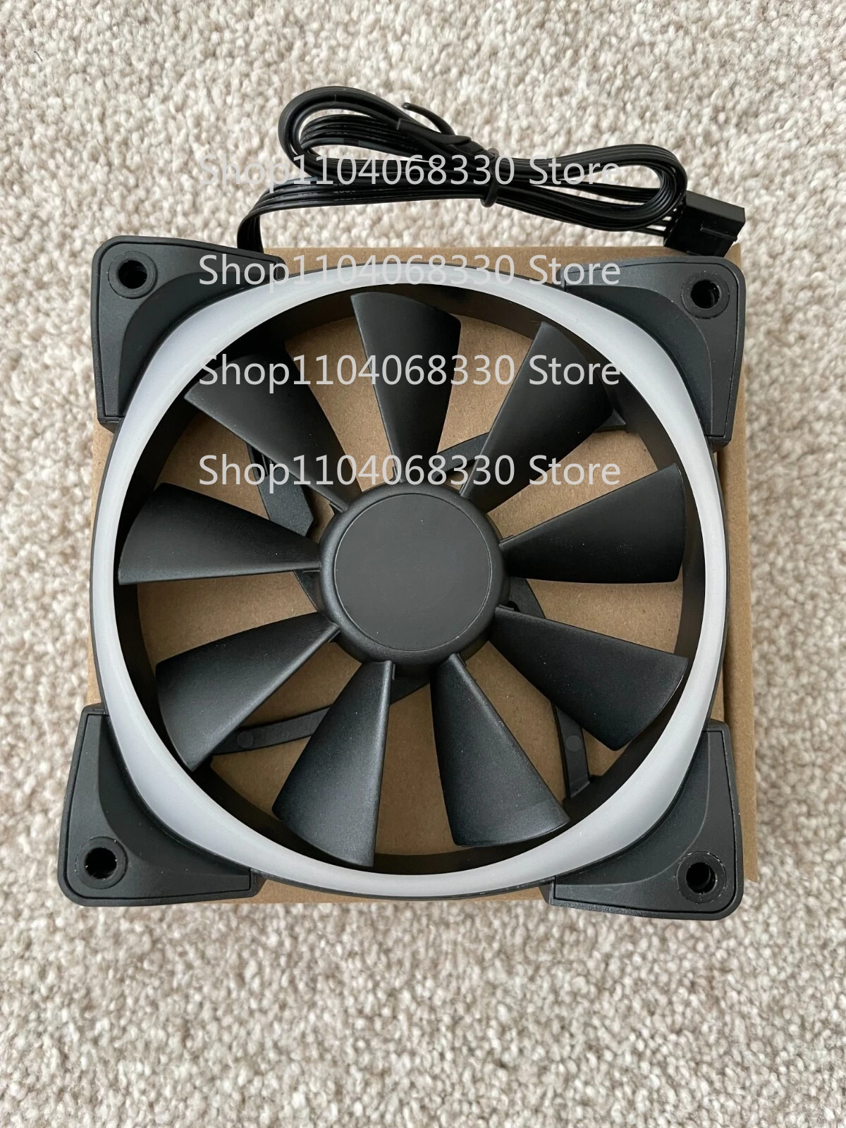 For NZXT AER RGB 2 120mm RGB Fluid Dynamic Bearing PWM Fan BLACK