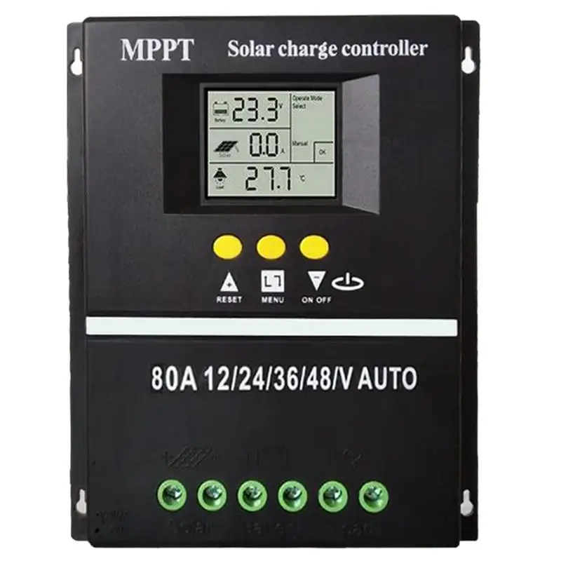 MPPT Solar Regulator 2-USB-Port Solar Energy Controller With Seven Modes Renewable Energy Controllers For Solar For Villa