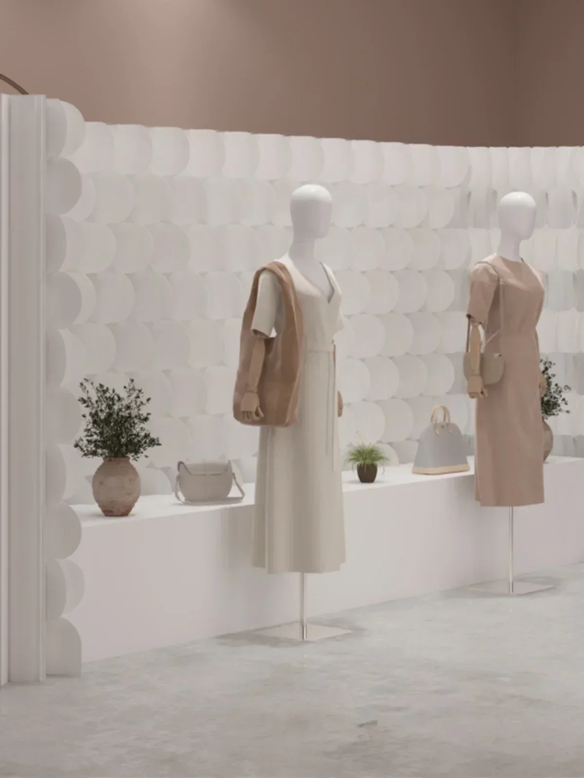 Creative Foldable Screen Office Mobile Folding Background Wall Commercial Exhibition Partition Modern Art Paper Screen