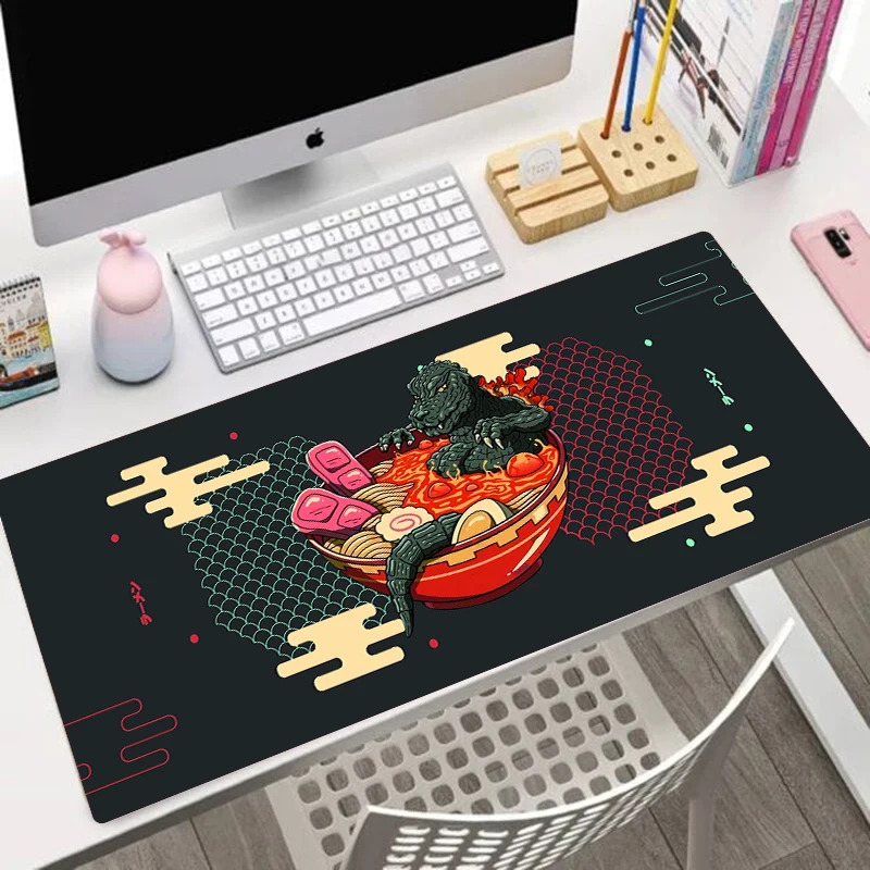 

Gaming Mouse Mats XXL Hand-Pulled Noodle Mouse Pad Mousepads Art Large Desk Mat Kawaii Anime Pink Rug for Laptop Gamer LOL