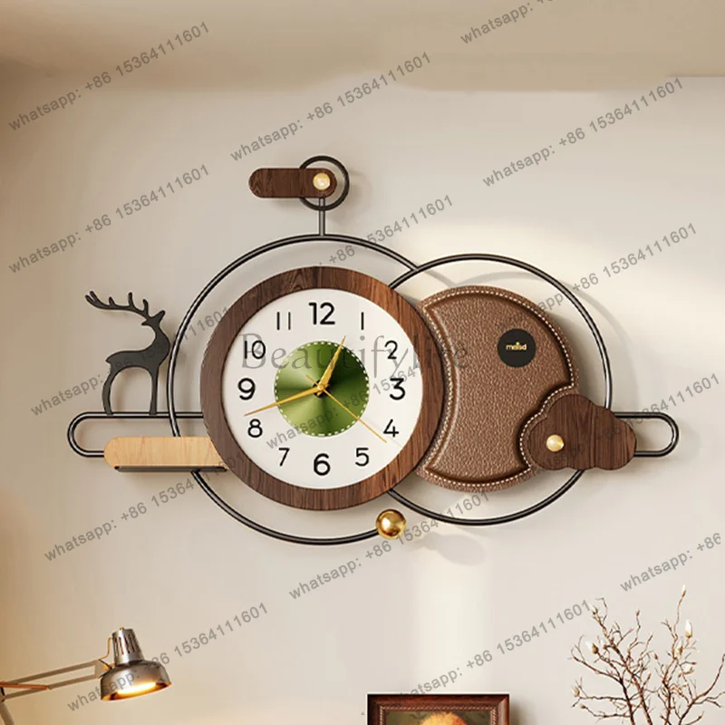 Best Sellers Cat Wooden Wall Clocks Vintage Digital Round Xenomorph Design Wall Clocks Creative Silent Orologio Da Parete Home D