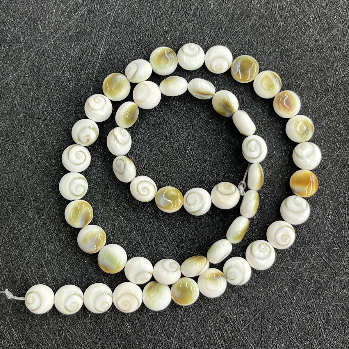 

8/10mm Natural Freshwater Shell Conch Shell Round Threaded Bead Jewelry Making DIY Necklace Bracelet Earrings Accessory Wedding
